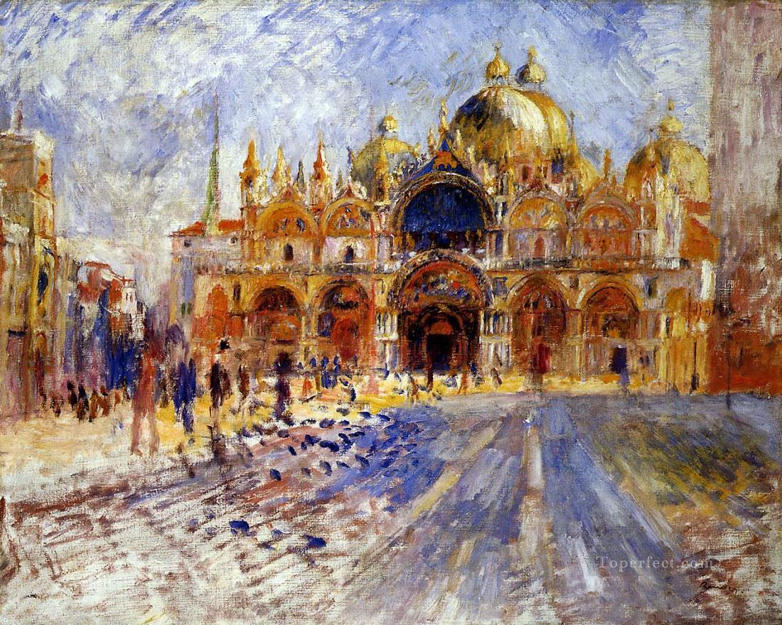 piazza san marco venice Pierre Auguste Renoir Oil Paintings